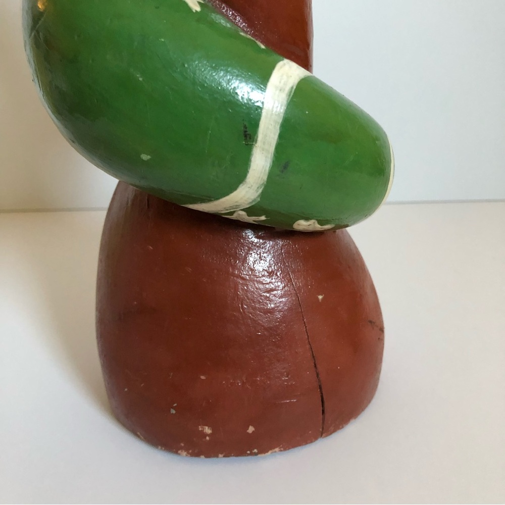 Amazing vintage folk art snake figure papier mâche? composite? primitive - Picture 4 of 13